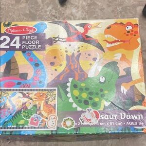 Melissa & Doug Colorful Dinosaur Floor Puzzle